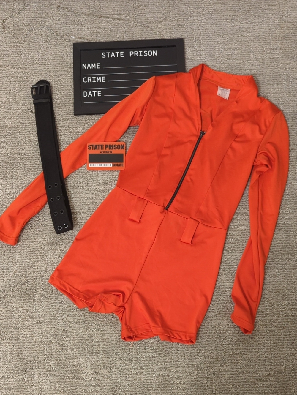 Inmate Halloween Costume
